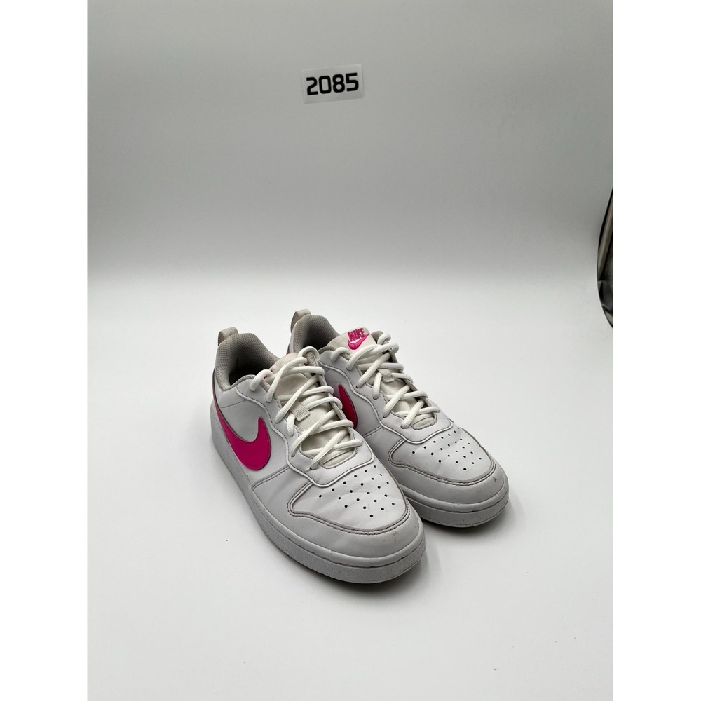 Nike Court Borough Low Recraft Unisex Kids 4.5 Casual Shoe White Leather Sneaker